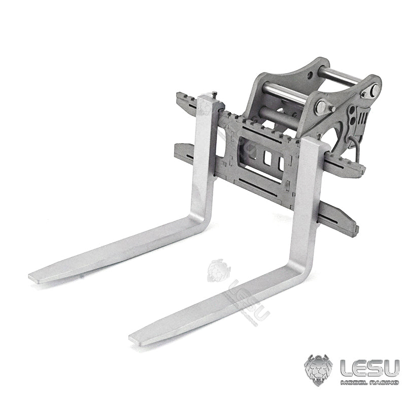 LESU Metal Grab Hammer Hydraulic Tiltable Bucket Ripper Spare Parts For 1/14 RC Aoue ET35 Hydraulic RC Excavator B0006 Model